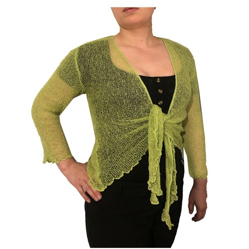 Womens open front tie shrug - womens,