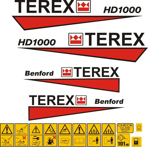 Terex benford hd1000 - benford, dumper