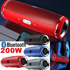 200W High Bass Ultra Loud Bluetooth Speakers Wireless Portable Speaker Outdoor