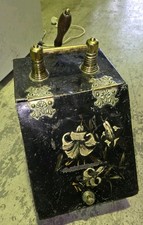 Antique Tin 4 Footed Fireplace