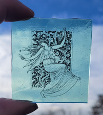 Stained glass lady goddess