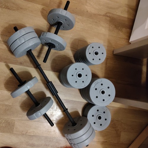 Beginner vinyl weights 50kg - weights,