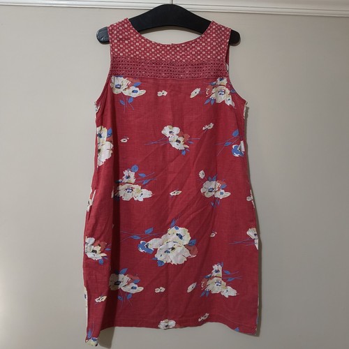 Ladies next red floral linen - ladies,