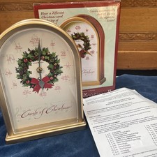 Howard Miller Carols Of Christmas II Mantle Tabletop Clock 1999 MODEL 645-424