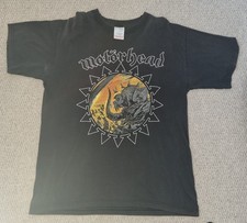 MOTORHEAD VINTAGE T SHIRT "WE ARE MOTORHEAD" TOUR 2000 - SIZE LARGE, OFFICIAL