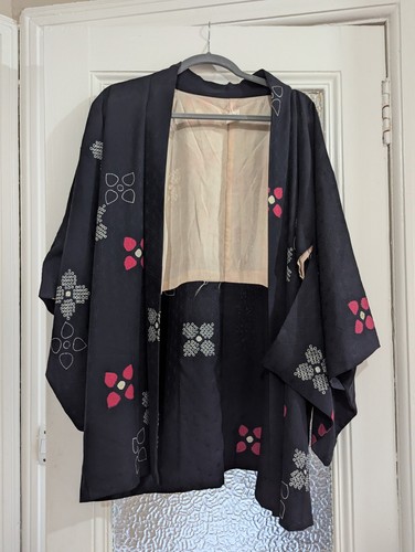 Vintage floral kimono - floral, jacket