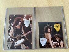 Kiss Guitar Picks Gene Simmons, Paul Stanley Edinburgh / Leicester 