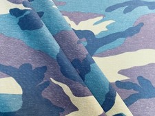 Green Army Camo Camouflage Fabric - Curtain Upholstery Material -136cm wide