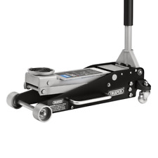 Draper 13929 2.5 Tonne Aluminium Steel Trolley Jack Quick Vehicle Lift Black