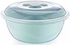 Plastic Basin with Lid Large Round Mixing Bowl Bread Dough Proofing (3 SIZES)