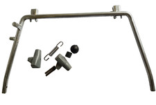 ukscooters LAMBRETTA CHROME CENTRE STAND WITH FEET SPRING CAP LI SERIES 1 2 