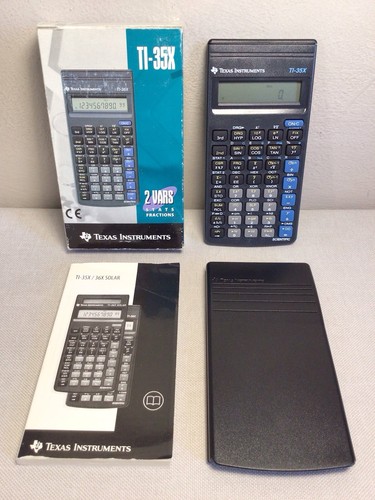 Texas instruments 35x - texas, ti-35x