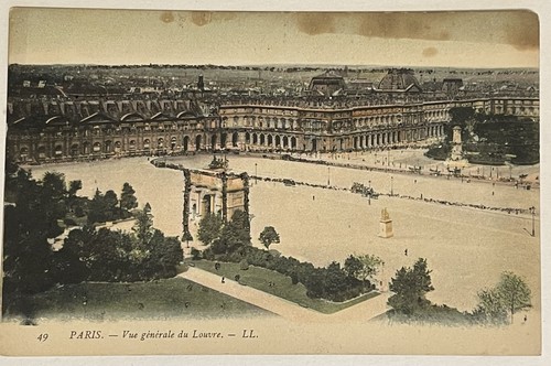 Paris louvre unposted french - paris,