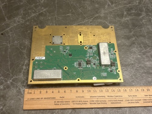 Gold plated pcb collectable - gold,