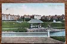 1907 Bexhill, Edgerton Park Postcard Bandstand & Pavilion Hand-Tinted