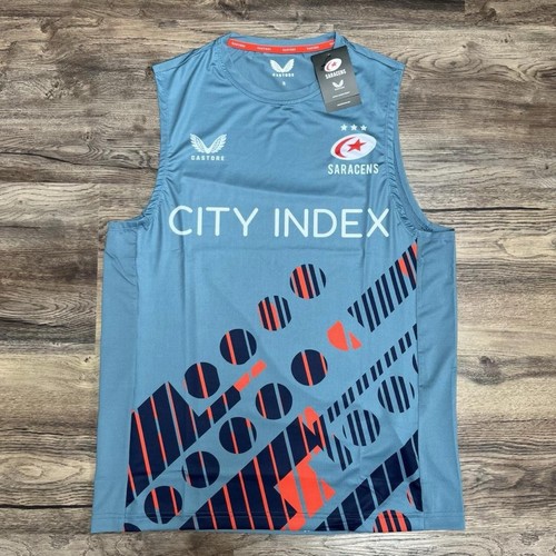 Bnwt saracens rugby vest - rugby,