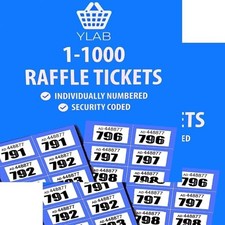 Raffle ticket books - books, –