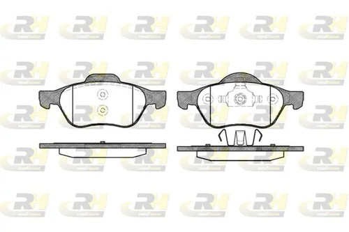 Brake pads front axle - brake,