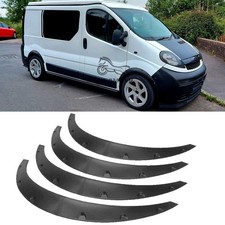 For Vauxhall Opel Vivaro Fender Flares Extension Wheel Arches Mudguard Body Kits