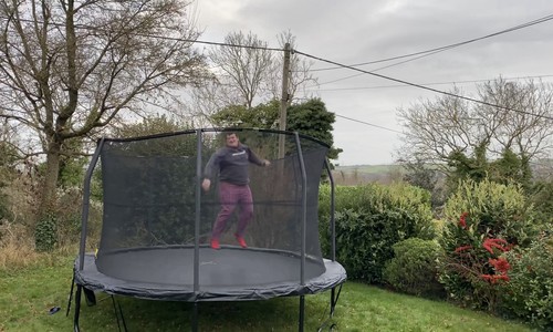 Jumpking oval trampoline 17ft - oval,