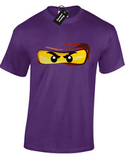 BRICKS EYES MENS T-SHIRT FUNNY RETRO NINJAGO DESIGN CLASSIC FUNNY CHRISTMAS GIFT