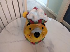 The Disney Character Teapot Collection Winnie The Pooh Winter Head Large Teapot