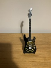 Novelty Handmade Wooden Nirvana Guitar With Stand