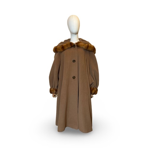 Italian wool angora coat real - wool,