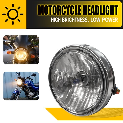 Front black round halogen - front,