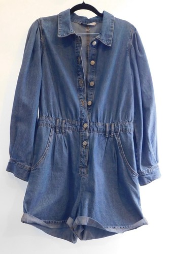 Zara denim playsuit - zara, size