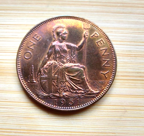 1951 penny proof - penny,