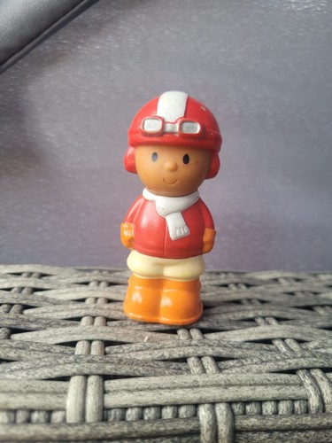 Happyland red jockey figure - happyland,