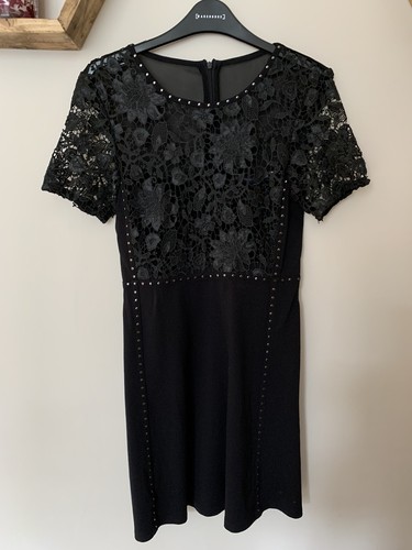 French connection black dress - french,
