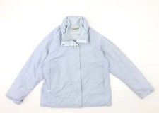 TayBerry Womens Blue Jacket Coat Size M Zip