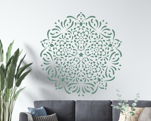 Mandala stencil doily lace - mandala,