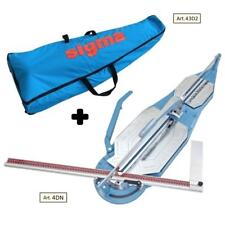 Tile cutter SIGMA 4dn cm 95  push engraving + canvas suitcase with wheels 43d2