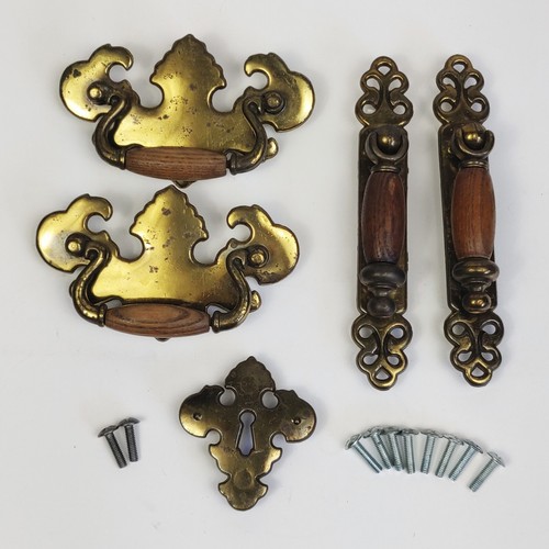 Vgt brass wood - brass, pull