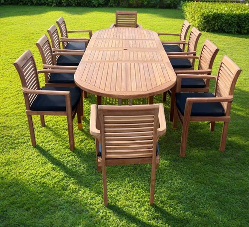 Teak deluxe garden furniture - garden,