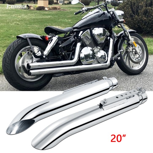 Stainless steel exhaust - 2x,