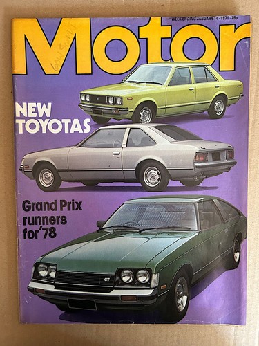 Toyota celica motor magazine - toyota,