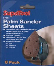 SupaTool Pack Of 6 Palm Sander