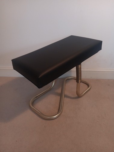 Restaleg black vinyl topped - black,