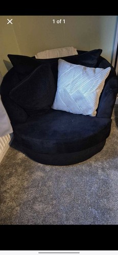 Swivel round cuddle chair - swivel,