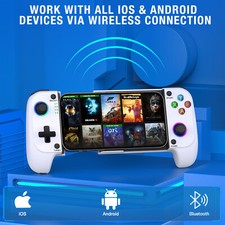 Wireless Phone Controller for iPhone/Android,Mobile Gaming Controller for iOS