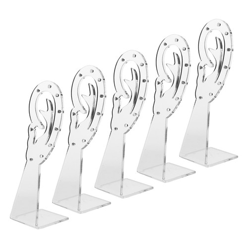 Acrylic transparent earring - acrylic,