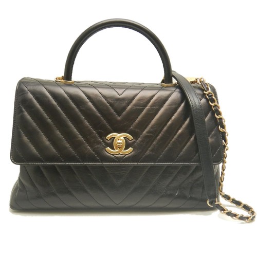 Chanel handbag coco handle - handbag,