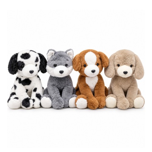 Plush dog soft toy - dog,