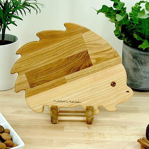 Wooden hedgehog chopping board - wooden,