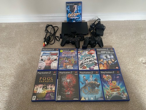 Sony playstation slim black - playstation,
