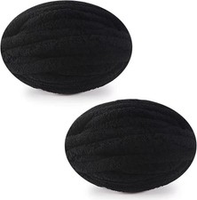 20mm Ultra Thick Chunky Knitting Yarn (250g×2 Pack) - Bulk Wool for Arm Black 